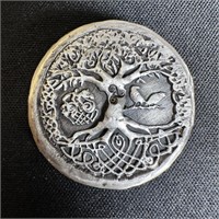 1 oz Fine Silver Round - Hand Poured Tree of Life