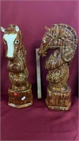 Horse head ceramic decor