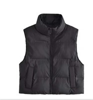 small Sunloudy Women Sleeveless Puffer Vest, Warm