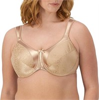 34DD Bali Womens Satin Tracings Minimizer Bra, Max