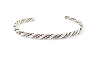 SOLID STERLING SILVER CUFF BRACELET