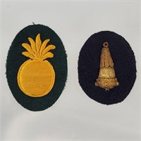 PAIR OF GERMAN MINESWEEPER PATCHES