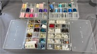 Spools Of Thread, Buttons & Storage Cases