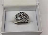 Unisex David Yurman Knot Ring in sterling