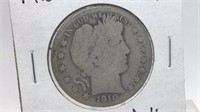 1910S Barber Half Dollar