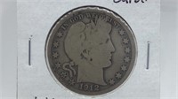 1912D Barber Half Dollar