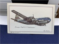 Vintage boeing postcard Unused