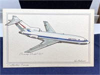 Vintage boeing postcard Unused