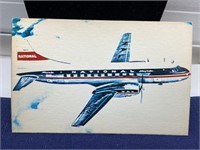 Vintage aviation jet photo postcard Unused
