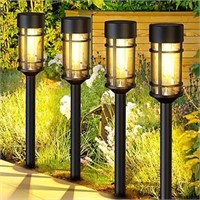 Solar Pathway Lights 8 Pack, Bright Solar Lights