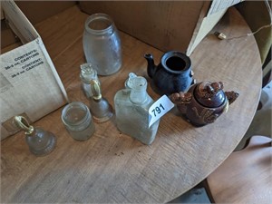 Glass Bottle, Tea Pots, Other