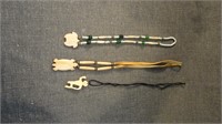 Lot of 3 Vintage Iroquois Carved Bone Necklaces