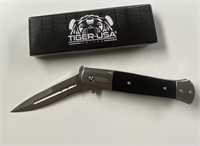 Tiger USA Folding Knife in Box