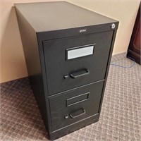 2 Drawer Metal File Cabinet       (R# 216)