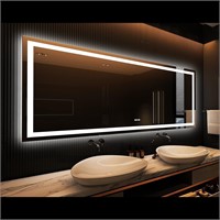 Amorho LED Bathroom Mirror 110"x 40"