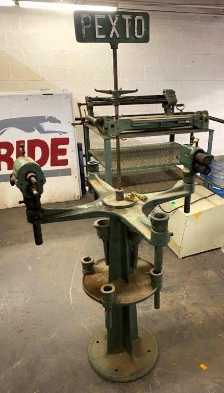 Antique PEXTO No.969 rotary machine standard stand
