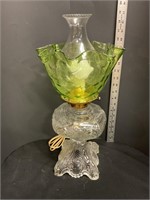 Electric glass lamp