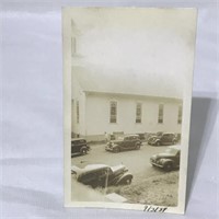 Vintage 1930's Photo Church Massachuset Great