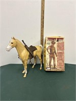 1960S Marx Johnny West and Palomino Horse Lot