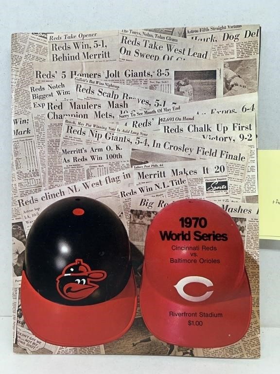 1970 Cincinnati Reds World Series program