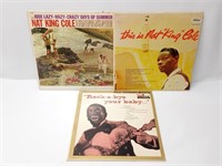 Nat King Cole Al Jolson Vinyl Records