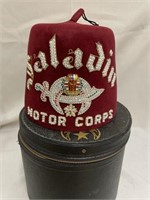Moolah Shriner's "Motor Corps? Fez with case