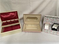 Vintage jewelry boxes