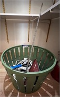 Plastic Laundry Basket, Electric Cords, More