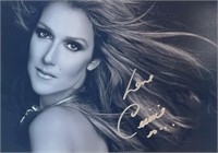 Autograph COA Celine Dion Photo