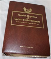 Golden Replicas of United States Stamps