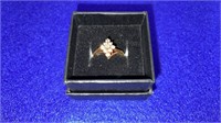 Owner rep14K Gold, Aprox 1/2 Carat Diamond Cluster