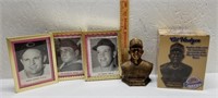 Gil Hodges Replica Bust and 3 Photos 5x7