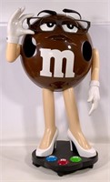 M&M display and candy dispenser, 24"W, 39"T