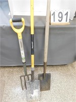 2 Shovels & 1 Pitch Fork
