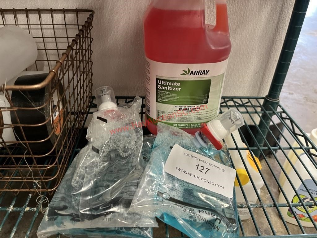 LOT - ASSORTED CLEANERS & SANITIZERS