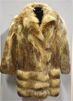 Police Auction: Designer Coyote Fur Coat $2000