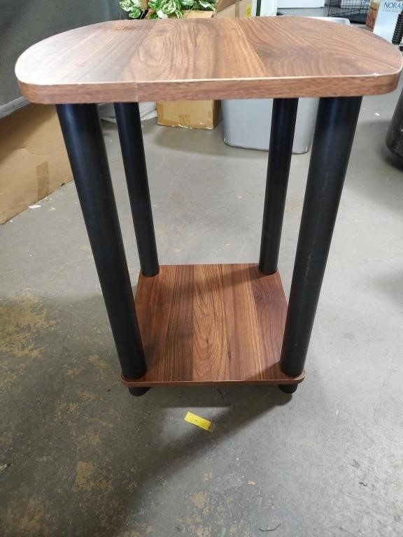 Accent Table -15" x 20" with Bottom Shelf