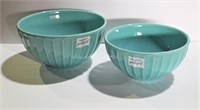 Set of 2 Mixing Bowls 10" rnd