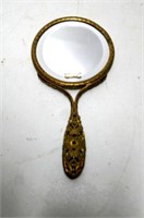 Beautiful Ladies Victorian Purse Mirror 6"L