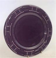 USA Eggplant luncheon plate light scratching