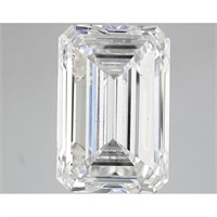 Igi Certified Emerald Cut 10.00ct Vs2 Lab Diamond