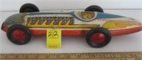 MARX WIND UP TIN RACE CAR