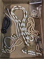 Costume jewelry. Necklaces and bracelets