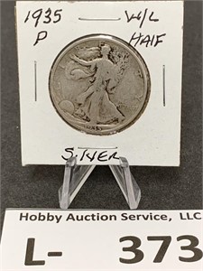 Silver Walking Liberty Half Dollar 1935-P