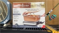 Chopper chef removable electric deep skillet