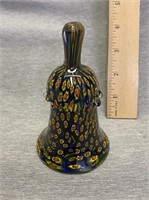 Murano Millefiori Glass Bell