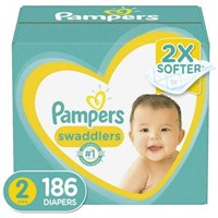 Pampers Diapers  Size 2  186ct Pampers Swaddlers