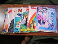 LOT OF 6 NICE VINTAGE MAD MAGAZINES