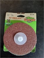 4 1/2 FIBER DISC 7/8IN 3b EXTRA COARSE