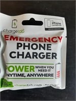 EMERGENCY PHONE CHARGER FOR I PHONE